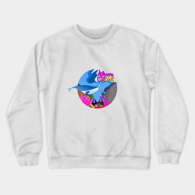 SAVE SEA Crewneck Sweatshirt by onora